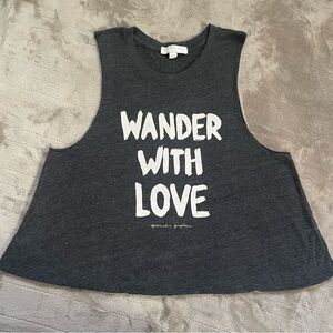 Spiritual Ganster Tank Dark Gray Medium